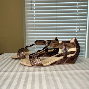 New York Transit , size 8, brush bronze